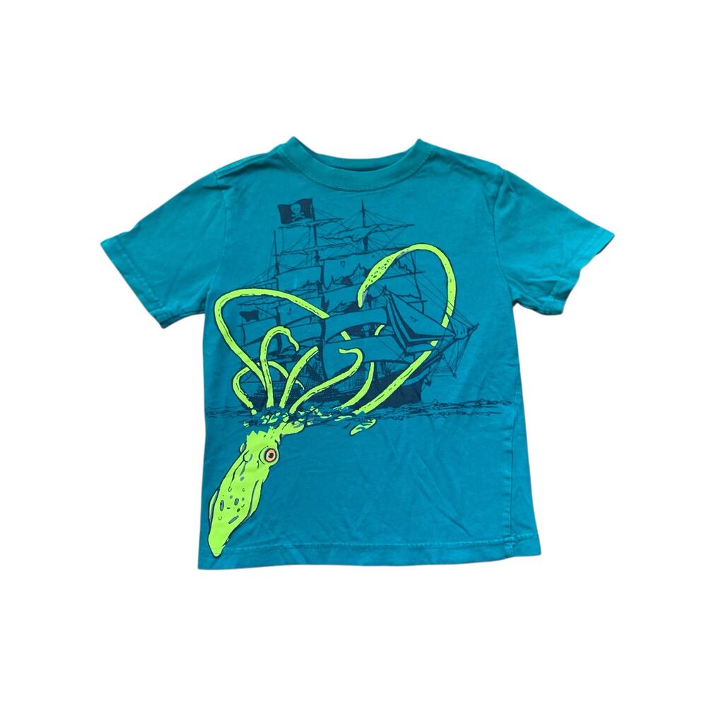 Gymboree Ship & Sea Monster Tee 5-6
